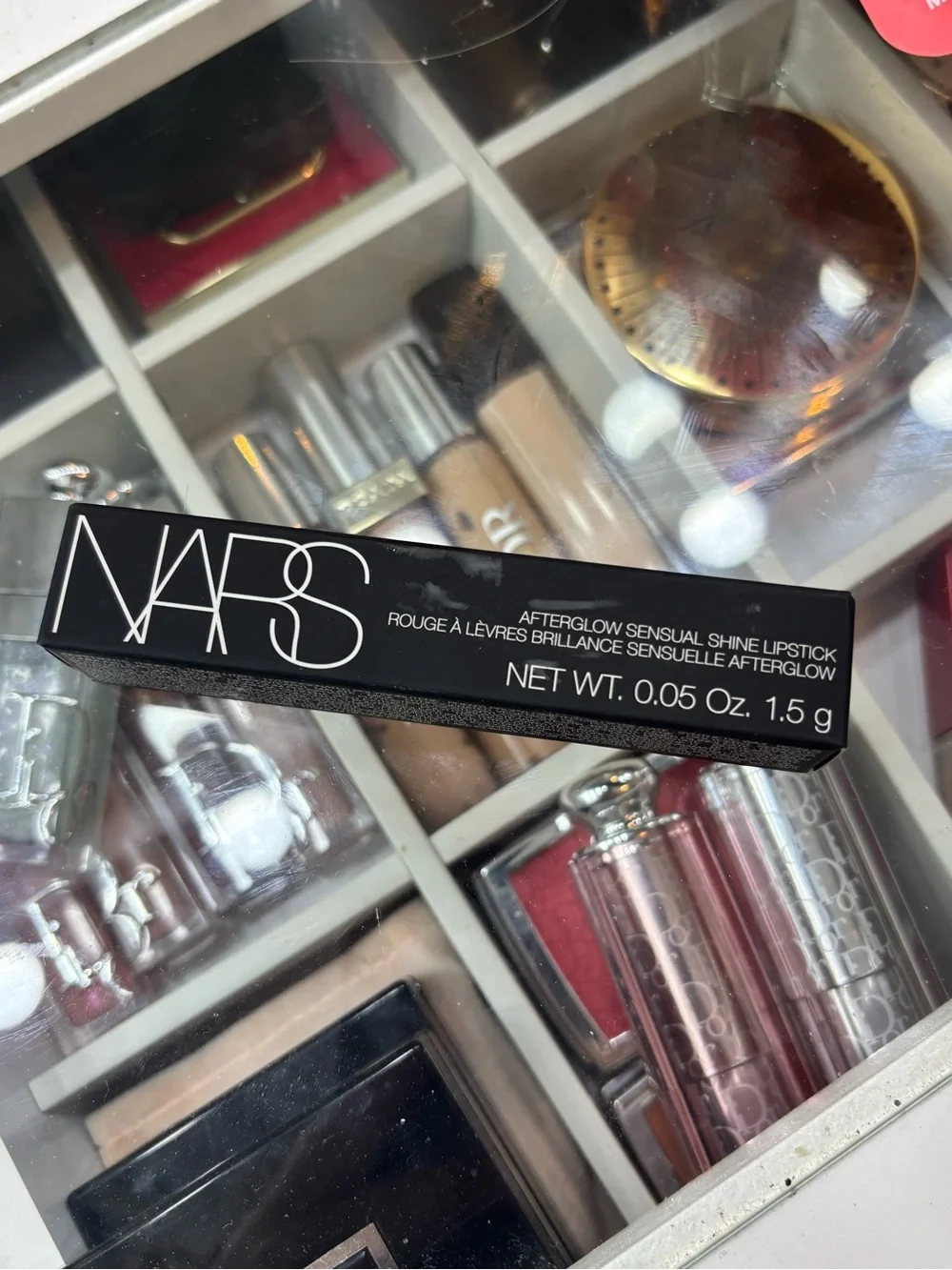 NARS afterglow sensual shine Lipstick —Color: Devotion 208 - mauve rose
